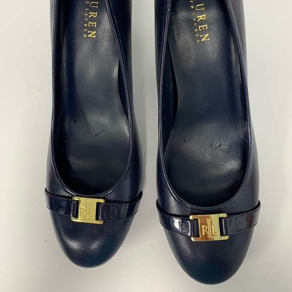 Lauren Navy Blue Pumps 